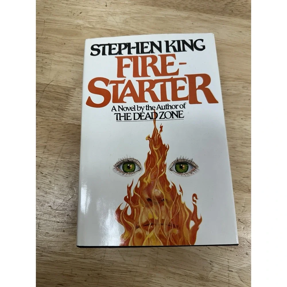 FIRESTARTER Stephen King 1980 First Edition First Print Viking HC DJ Book Horror